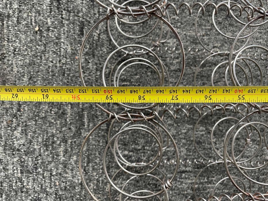 Formatka sprężynowa bez ramki [195x152x12cm] Uzywana .