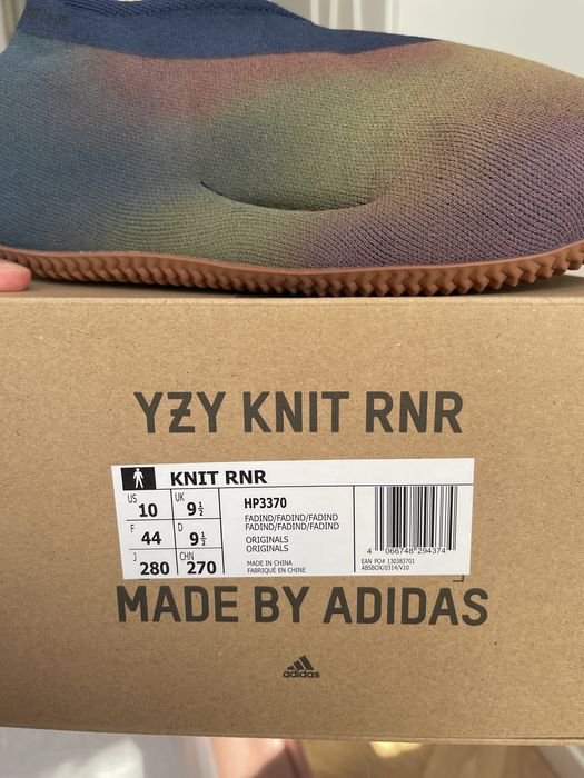 Buty Adidas Yeezy Knit Rnr Fade Indigo 44 (10US)