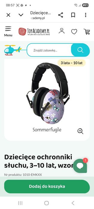 Słuchawki wyciszające dla dziecka Banz