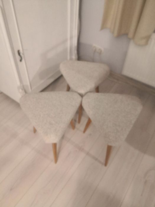 Taboret PRL trójnóg loft design