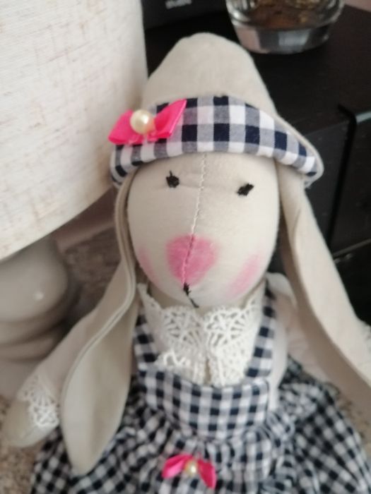 Интерьерная игрушка зайка тильда