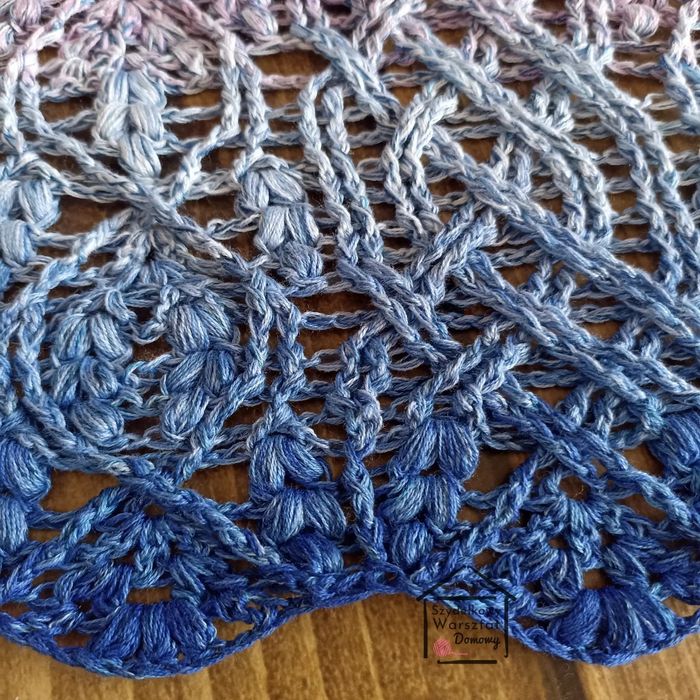 Szydełkowa chusta - 100% rękodzieło