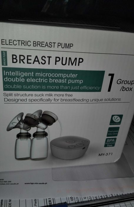 Bomba Elétrica Leite Materno + Oferta de Biberões e Copos de Adaptação.