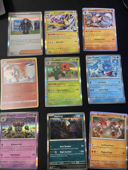 Cartas porkemon Reverse Holo