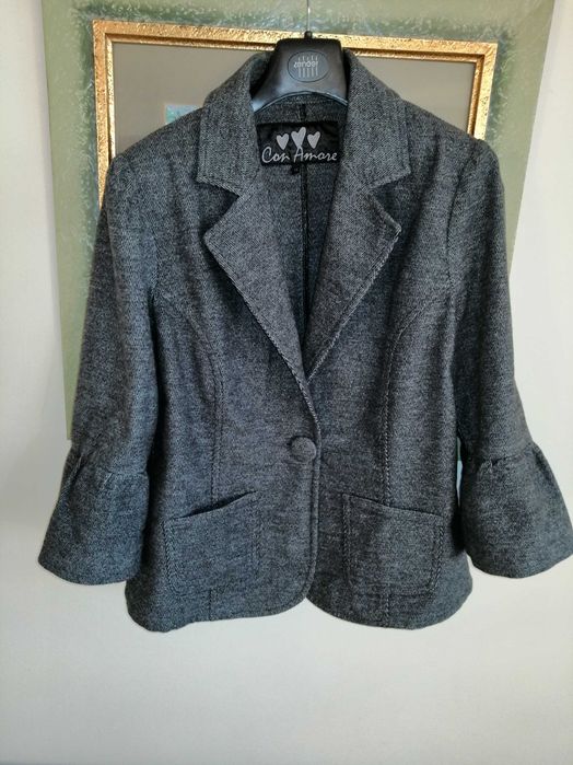 Marks & Spencer Per Una żakiet 100% bawełny rozm 14.