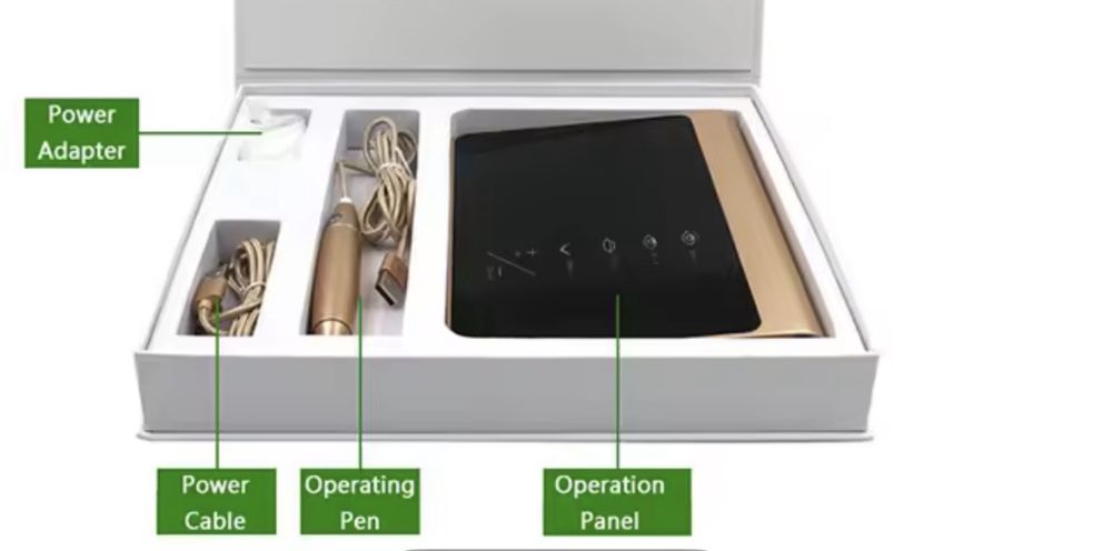 Maquina de fazer tatuagens com 100 agulhas descartaveis