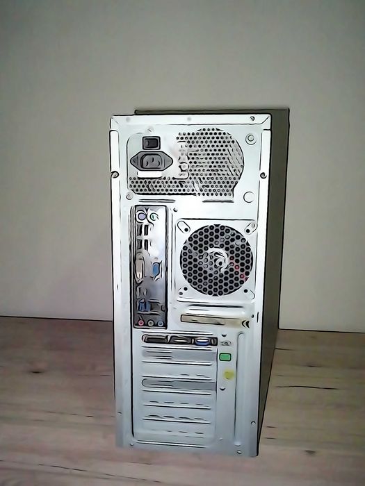 Komputer do Gier AMD Windows XP Geforce 2GB  Energooszczędny.