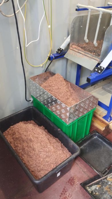 Separator do kabli, miedzi,  aluminium,  recykling,  linia