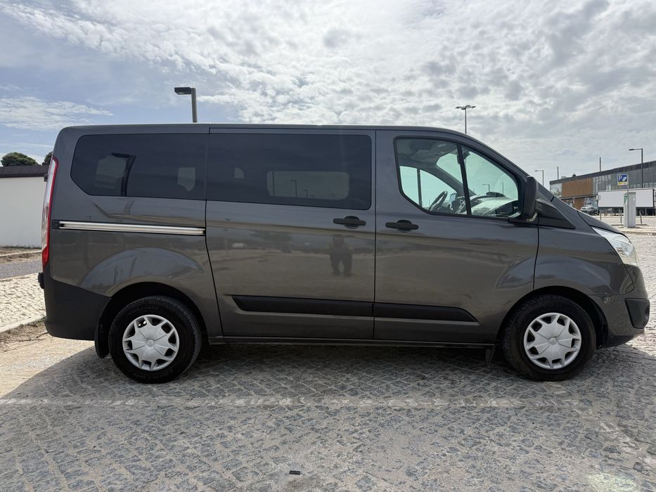Ford Transit Custom 9 lugares, 2.0 TDCI 2017 - 204.000km, Pintura nova + Pneus novos