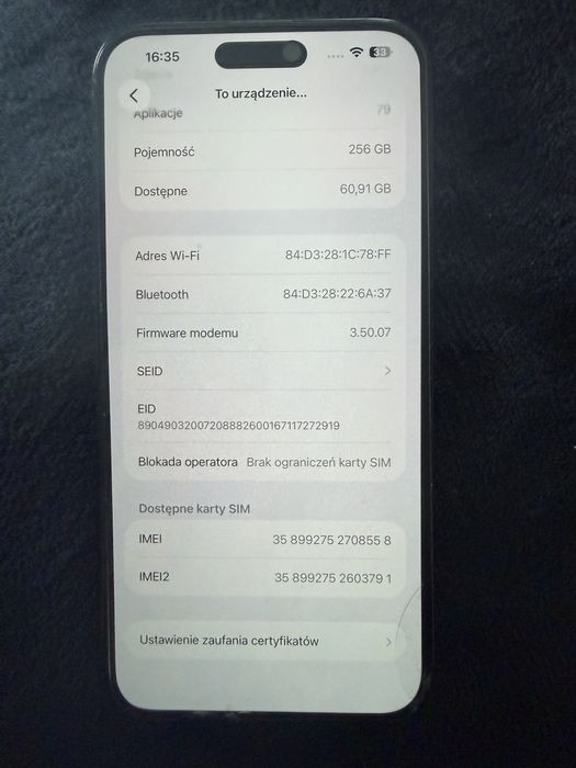 Iphone 15 Plus  256GB