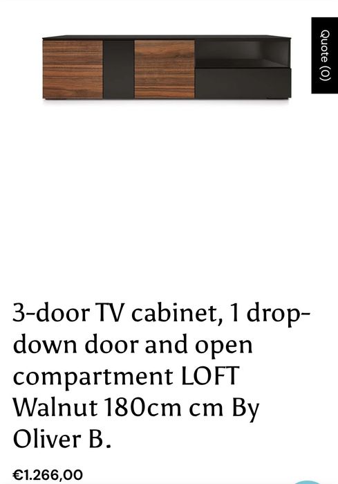 Movel TV /  Designer Oliver B.