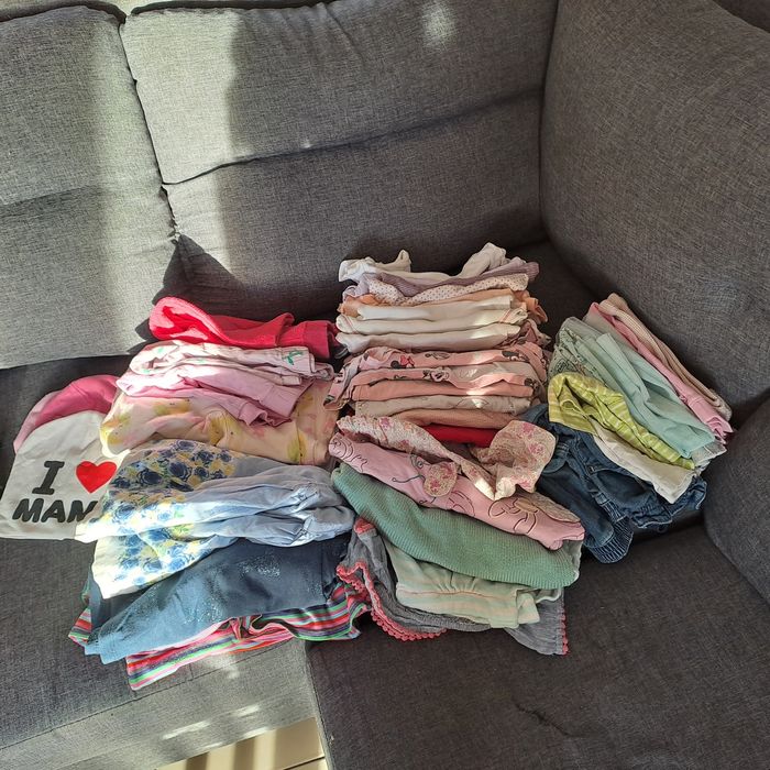 Paka ubrań dla dziewczynki rozm. 92