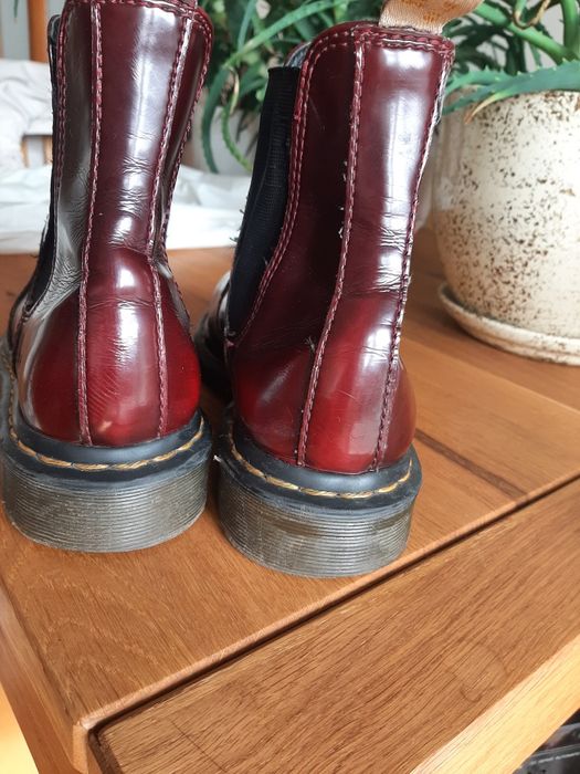 Dr. Martens 39 botki bordowe