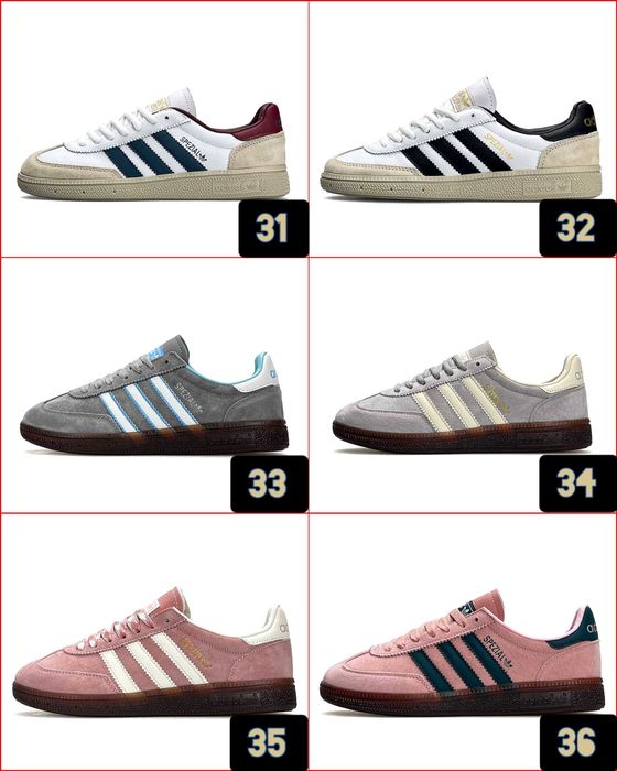 ‼️КУЛЬТОВІ Кросівки Adidas Spezial різних кольорів | Розміри 36 - 45‼️