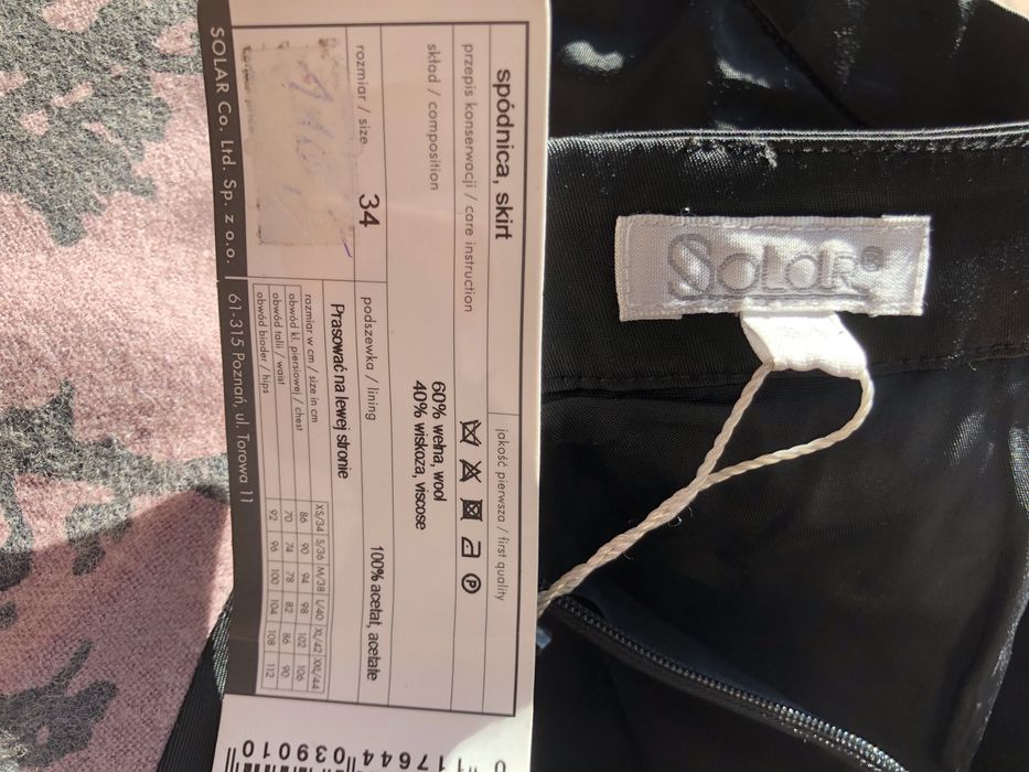 Spódnica  Solar. Trapezowa