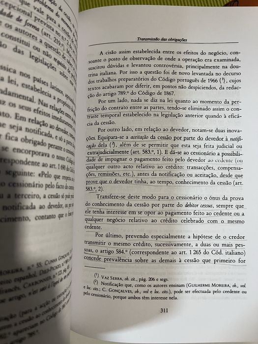 Das Obrigações em Geral - volume II