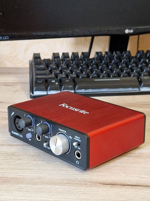 Focusrite Scarlett Solo 2 gen, звукова карта USB
