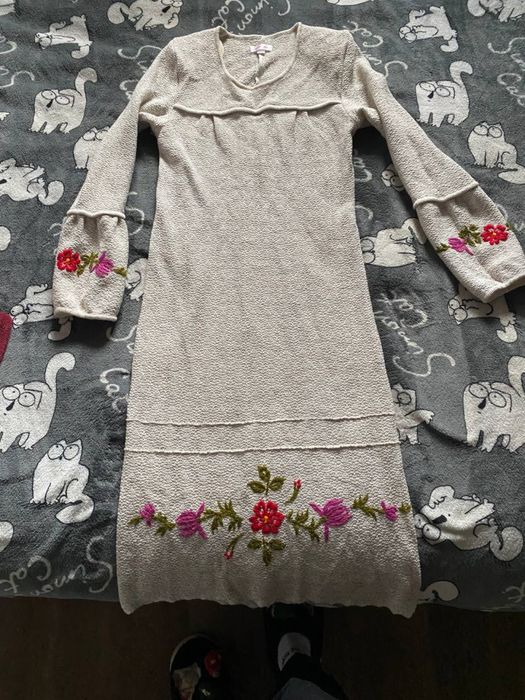 Вишита сукня чорна/синя/біла/вʼязана