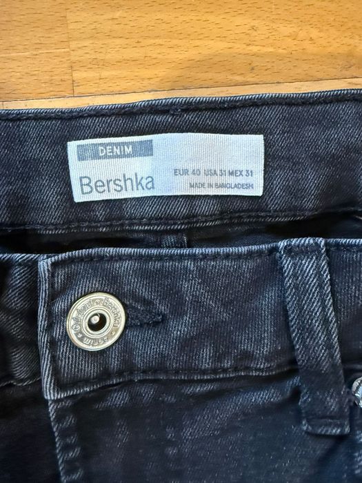 Shorty jeans Bershka czarne 40