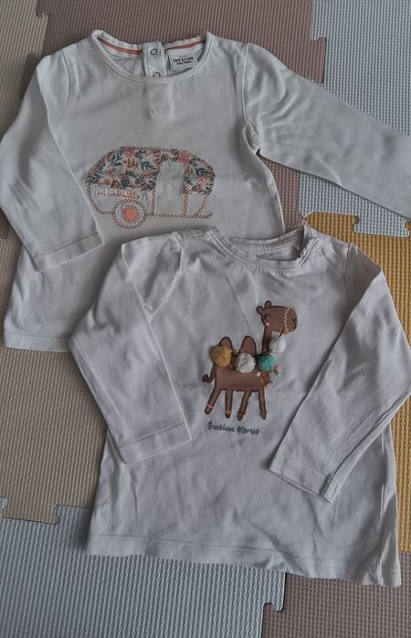 2 bluzeczki rozm. 74