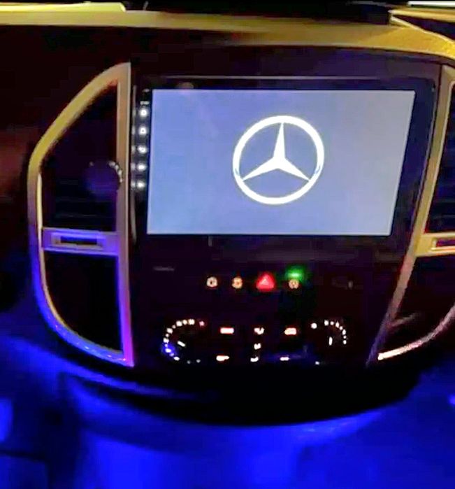 Rádio Android 14 com GPS Mercedes Vito 3 (Artigo Novo)