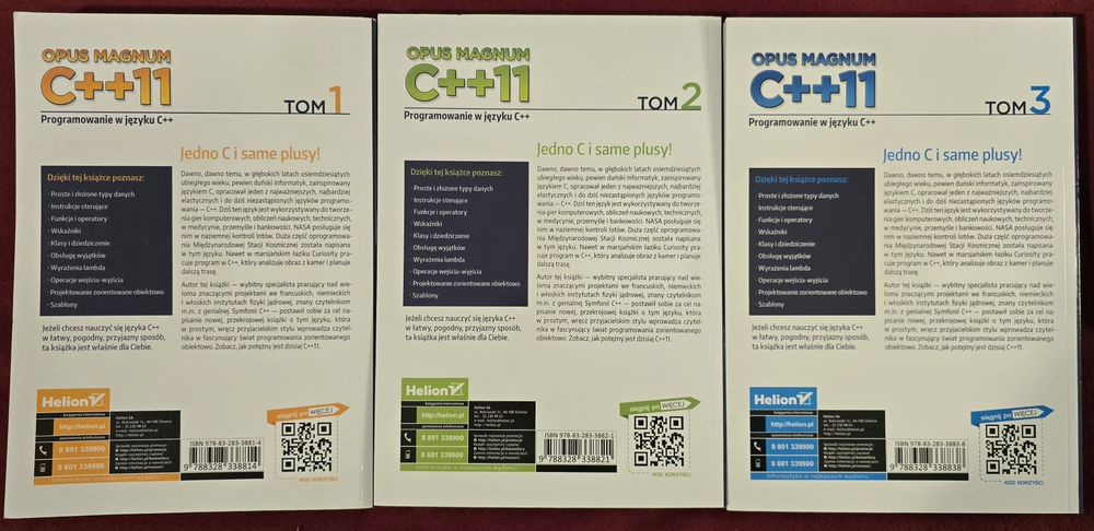 Opus Magnum C++11- Programowanie w języku C++. Jerzy Grębosz