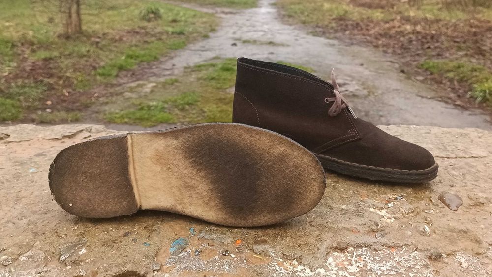 Круті класичні замшеві дезерти, черевикі Clarks Originals