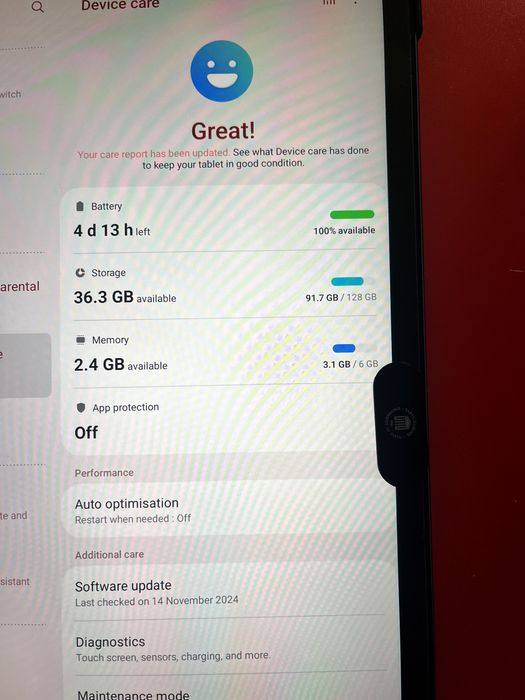 Samsung Tab S7 ótimo estado