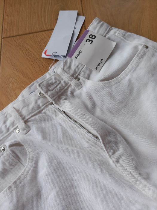 Jeansy Sinsay Mom Fit 38 nowe