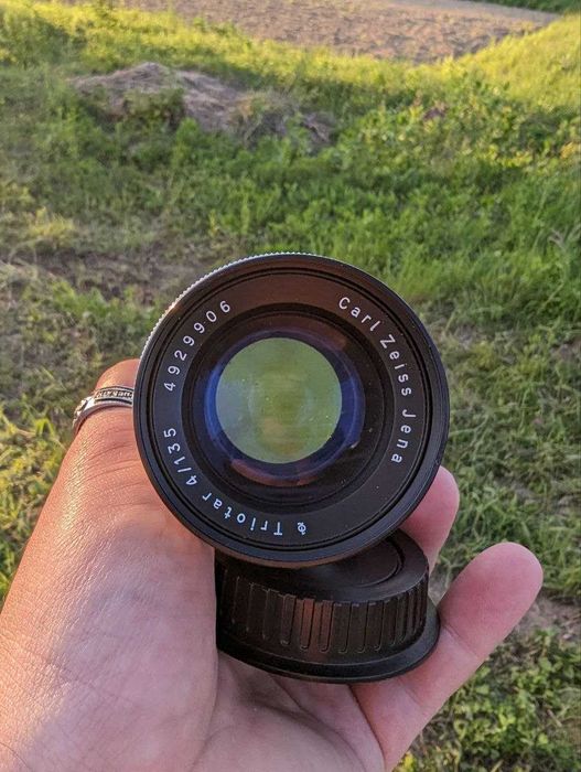 Carl Zeiss Jena Triotar 135/4  байонет Canon EF / Об'єктив / Боке
