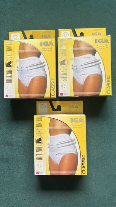 NOWE majtki modelujące - „IGA” .MITEX . Rozmiar L - beżowe .