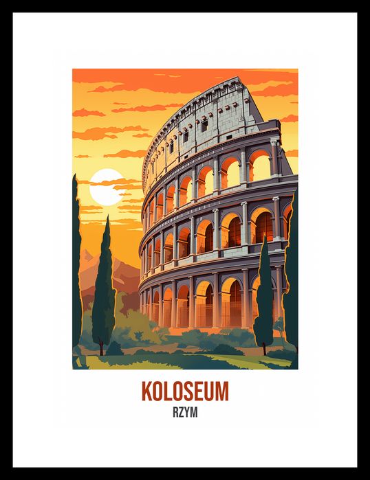 Plakat 21x29,7cm Koloseum