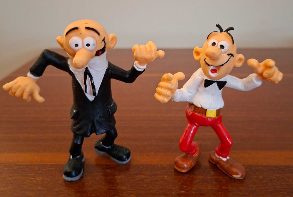 Figuras em pvc de Mortadelo e de Salaminho Comics Spain e Yolanda