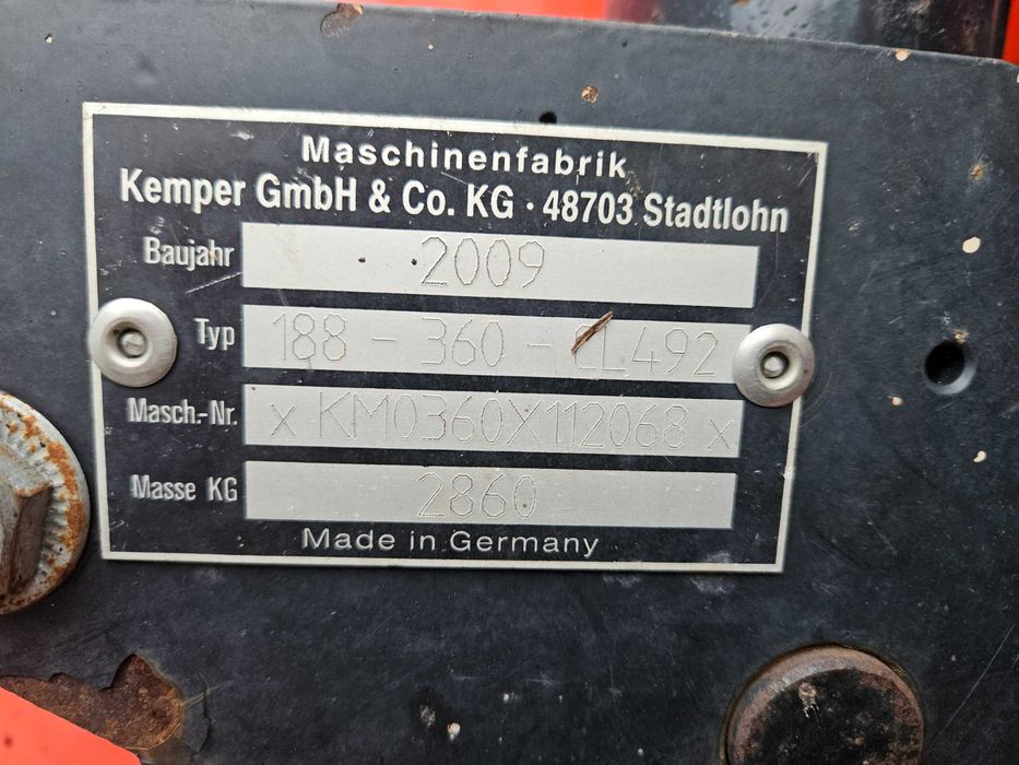 Przystawka do kukurydzy Kemper 360  / Claas Orbis