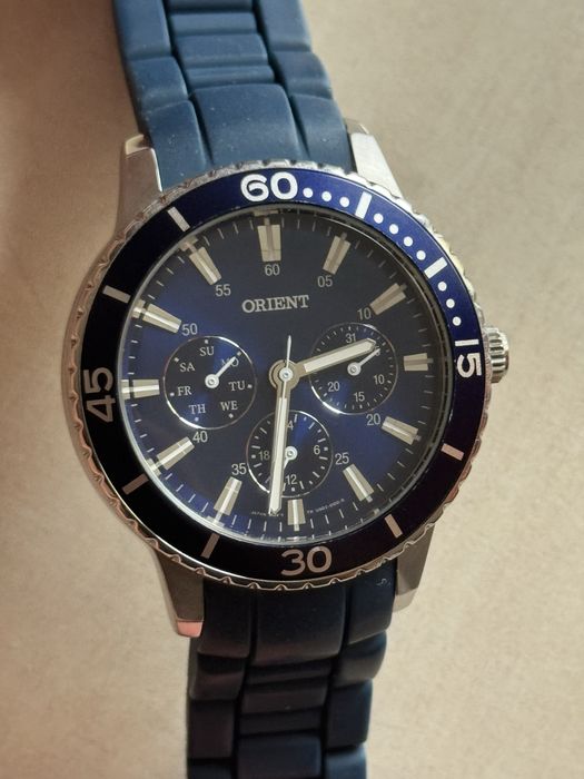 Zegarek Orient Chronograph Diver, duży 40/47mm, jak nowy,  pudelko