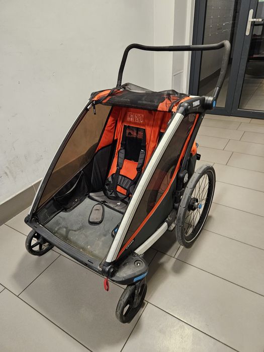 Thule Chariot cross 2 - dla 2ki dzieci (zest. biegowy i rowerowy w kpl