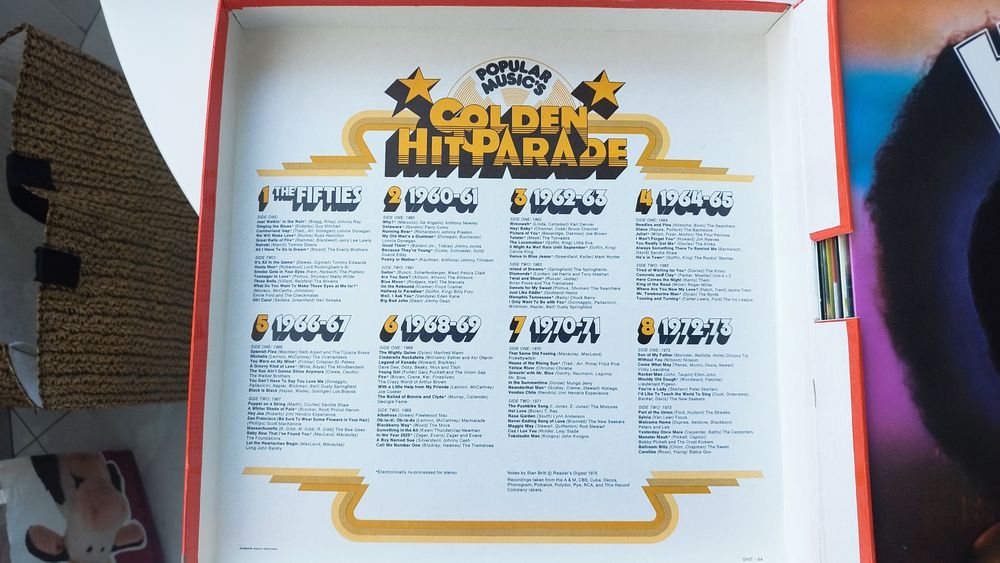 Album vinil "Golden Hit Parade".
