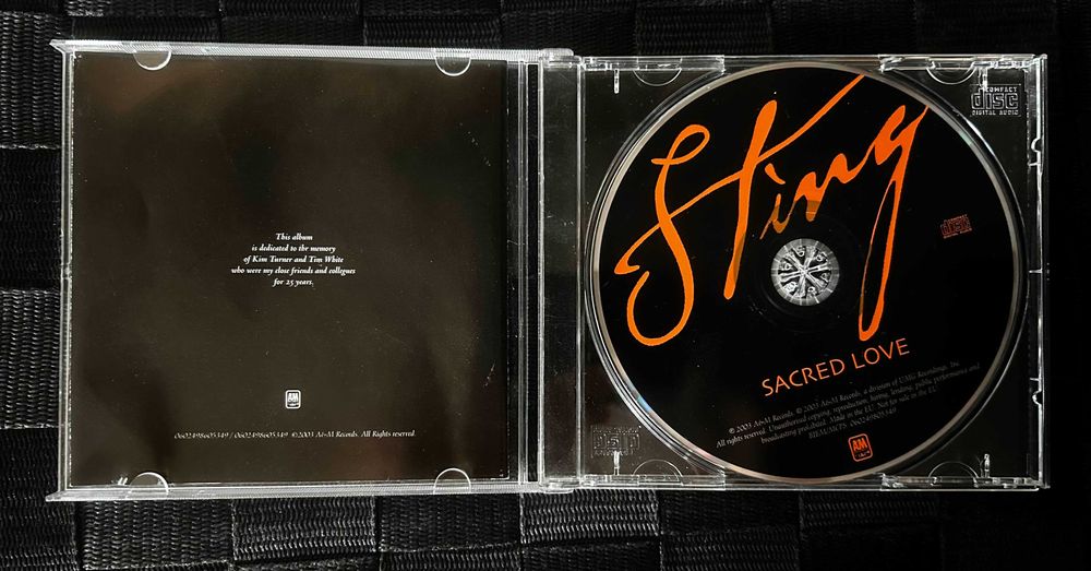 Sting - Sacred Love | Jewel Case CD Stan płyty IDEALNY!