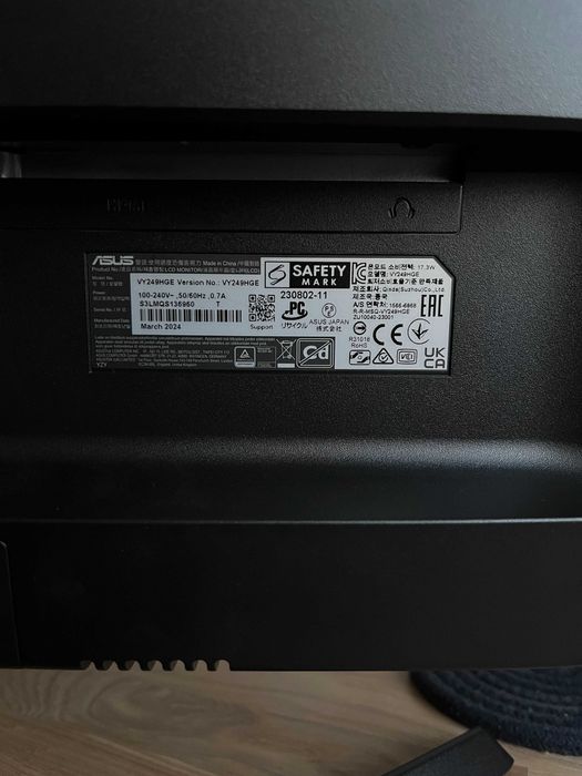 Монітор 24” Asus VY249HGE