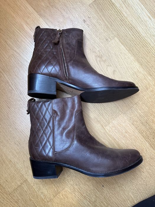 Massimo Dutti ботинки челси сапоги ботильйоны