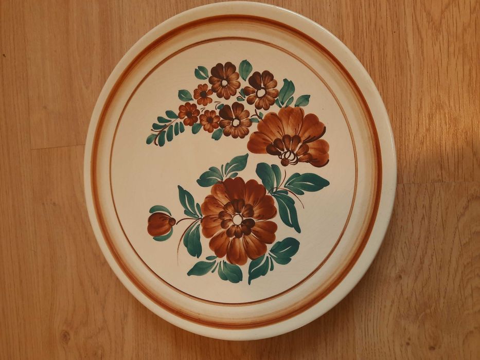 Ręcznie malowana kultowa porcelana prl, fajans Włocławek ,Koło