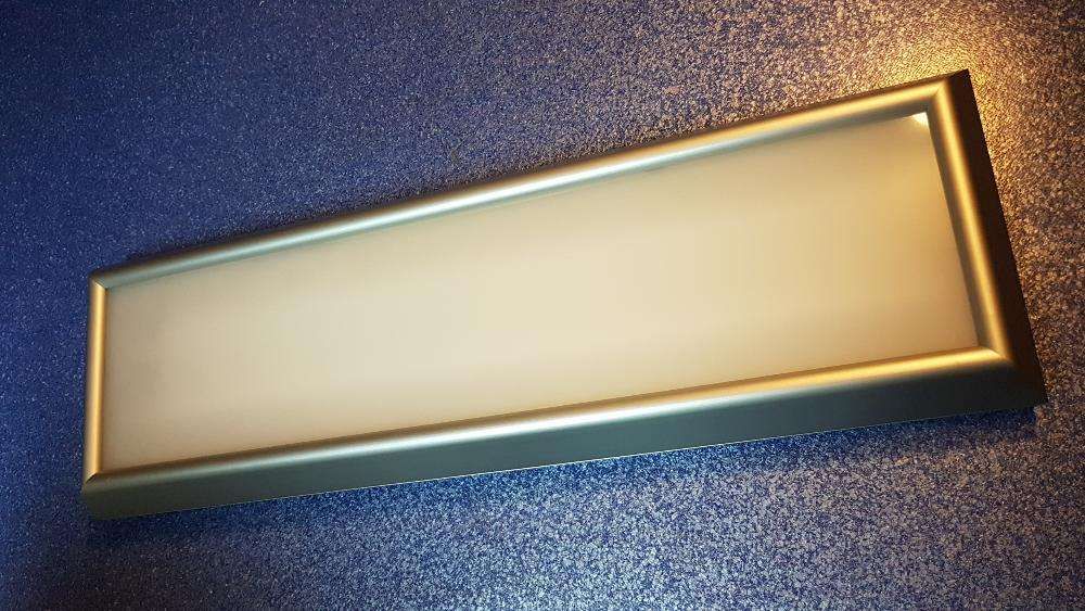 Armadura Rectangular 2 x fluorescente