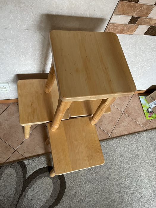 Табуретки деревяʼні, табуретки з натурального дерева