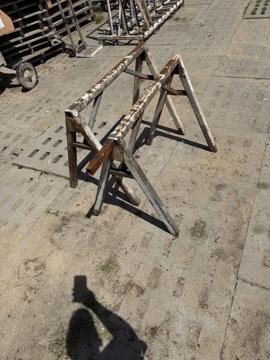 Kobyłki stojaki warsztatowe koziołki metalowe 1m |  2 szt.
