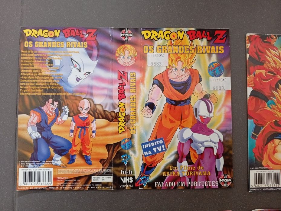 Lote Capas VHS Dragon Ball Z