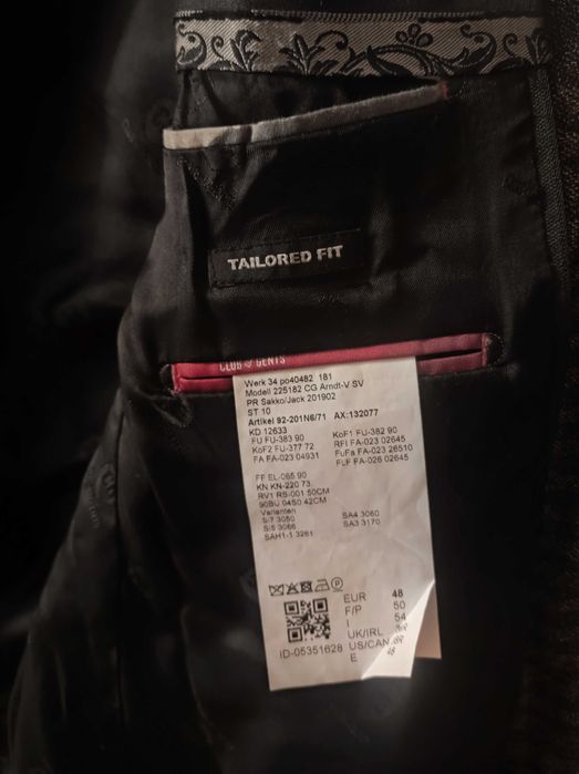 Чоловічий піджак Сlub of Gents / 48