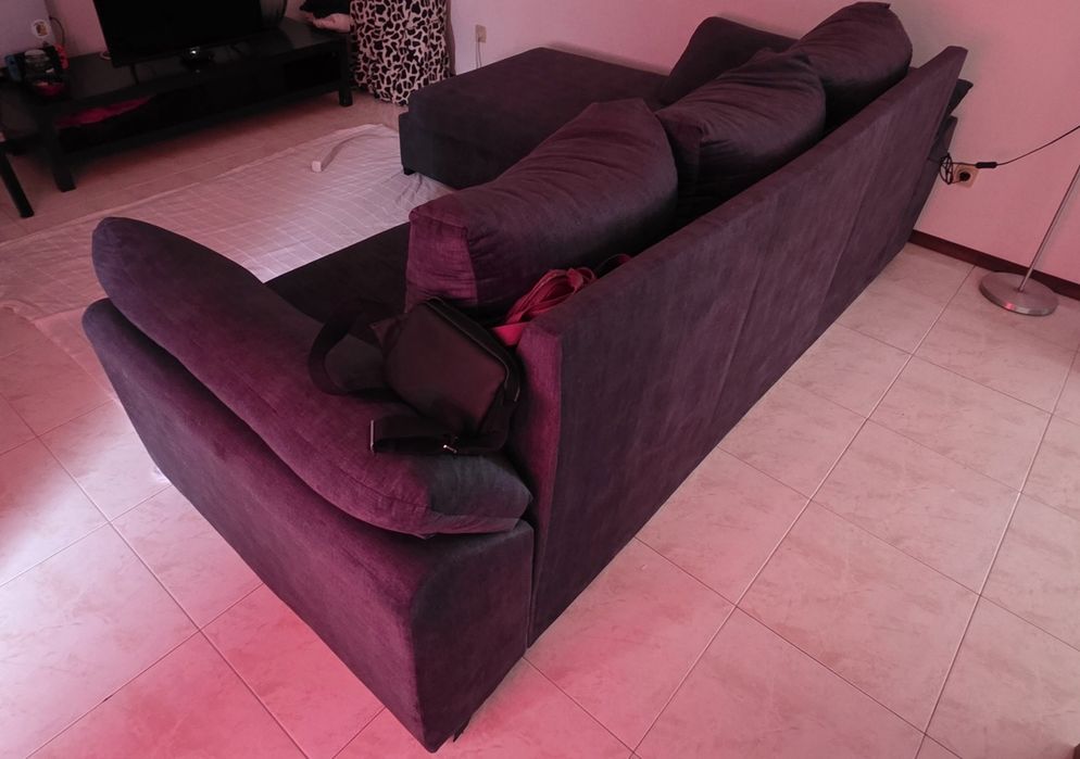 Sofa 3 Lugares Azul