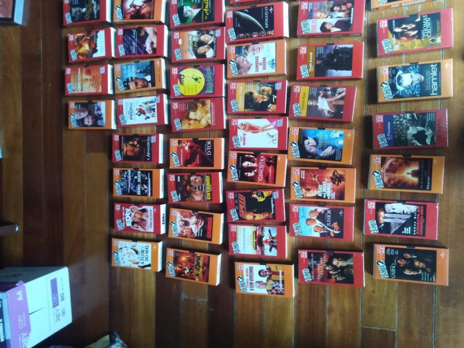 Filmes VHS da coleção TV Guia Tele Cine