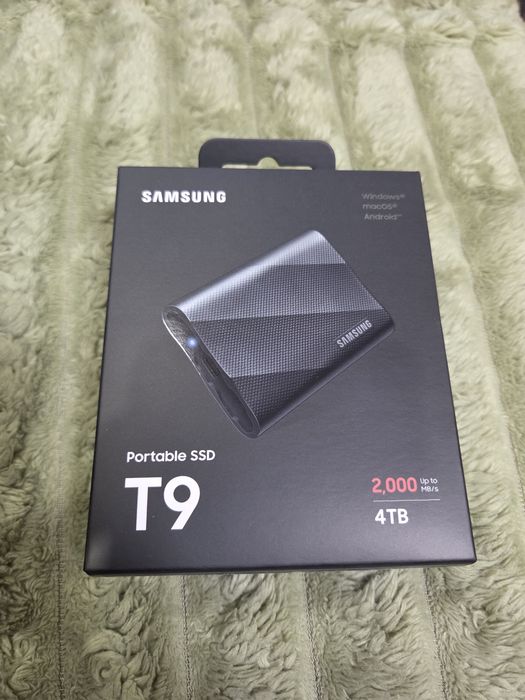 SSD USB 3.2 4TB T9 Samsung (MU-PG4T0B/EU) (Новий)