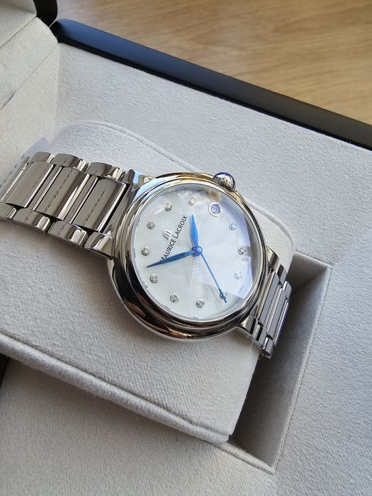 Maurice Lacroix Fiaba FA1004 z diamentami